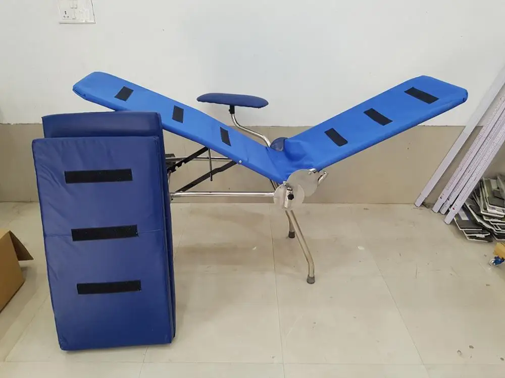Folding Blood Donation Camp Chair Portable Blood Donor Chair Blood