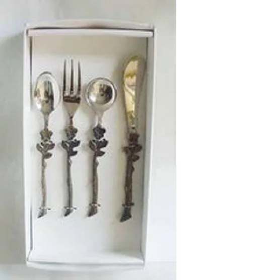 Black And Gold Cutlery Hotel Spoon Fork Knife Gold Cutlery Wedding Flatware High Quality 304