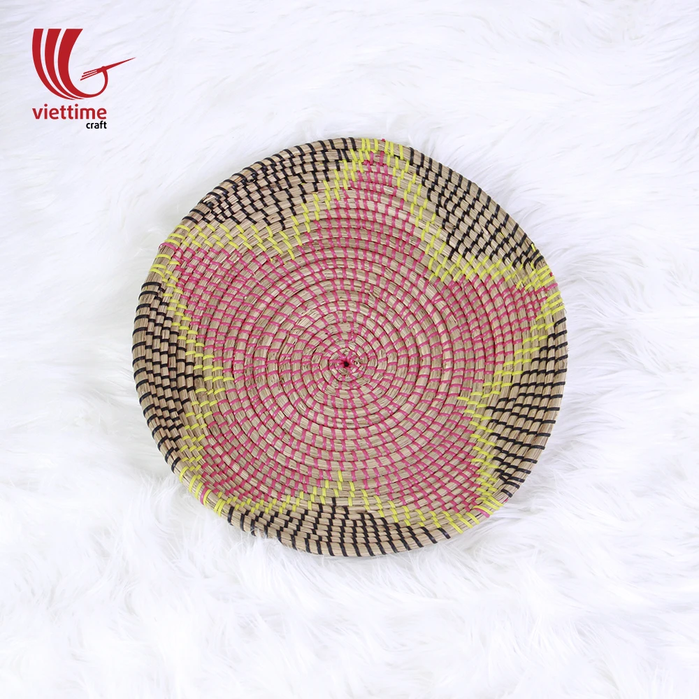 圆形彩色海草墙篮 星形墙装饰盘 Buy 墙篮子 海草墙篮子 装饰墙盘product On Alibaba Com