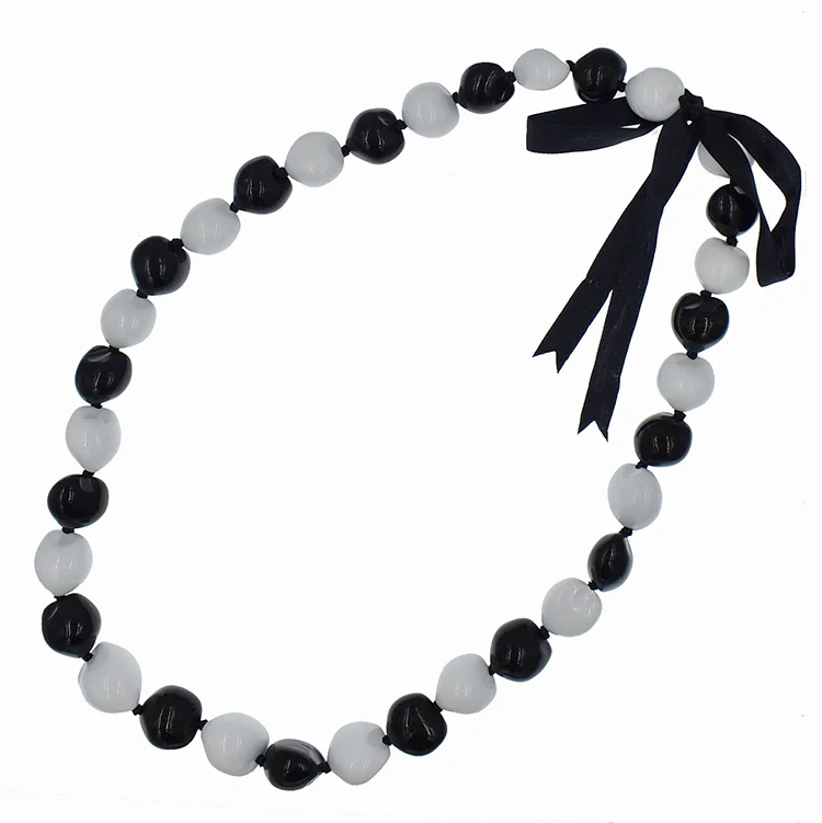 Hawaiian Kukui Nut Necklace With 