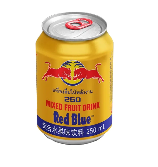 Oem Energy Drink Manufacturers Red Blue Healthy Shot Natural 250ml