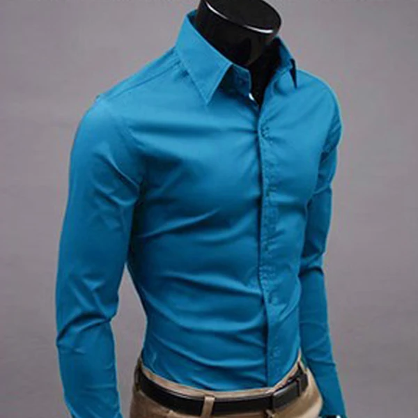 Customized New Men Cotton Formal Slim 