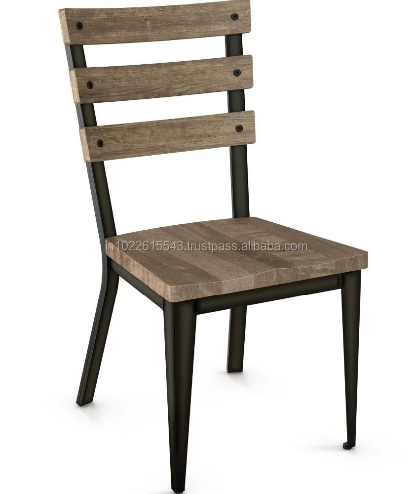 Metal Wood Seat Dining Chairs Buy Metal Frame Dining Chair