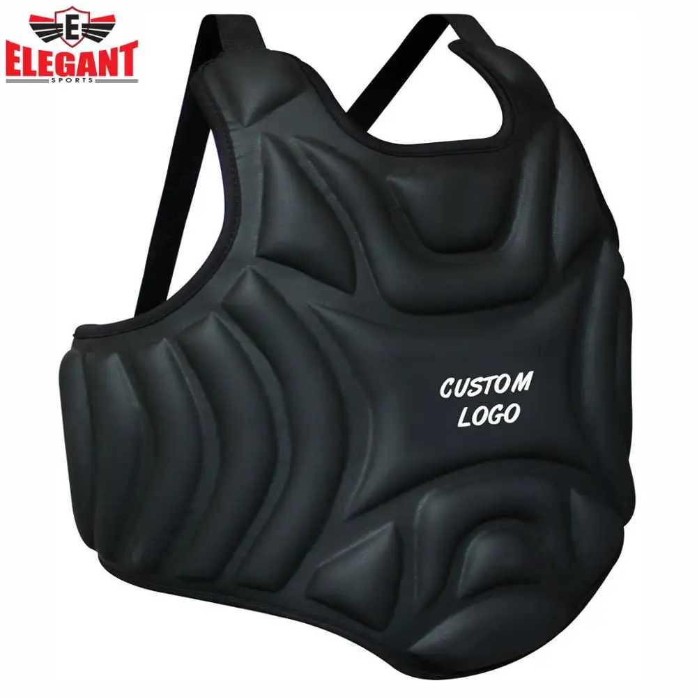 Boxing Body Protector Chest Guard Armour MMA Training Kickboxing Sports S 
