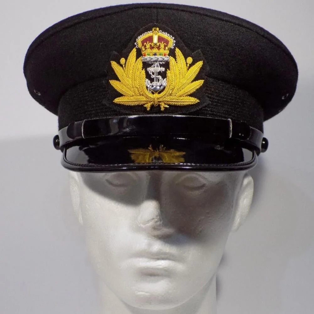 British Ww2 Royal Navy Officers Cap 