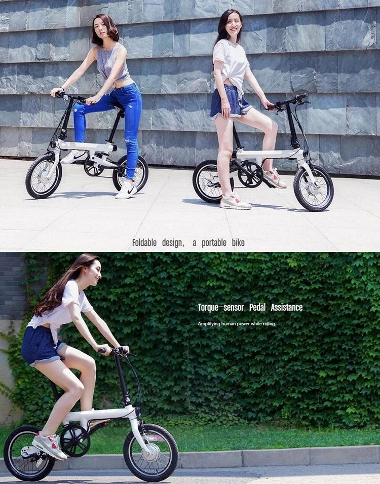 Mi велосипед QiCYCLE Мониторинг потребления калорий xiaomi в Бангладеш складной электрический велосипед ЕС