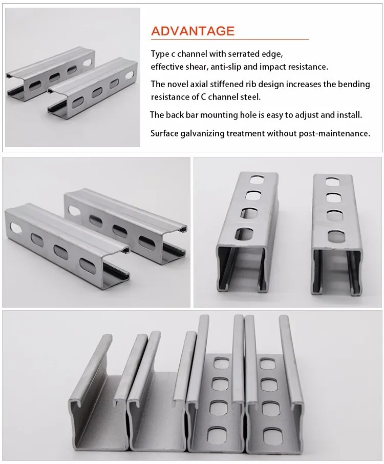 C Type Channel Steel / C Channel Bracket / Galvanized Sheet Metal Channel Buy Galvanized Steet