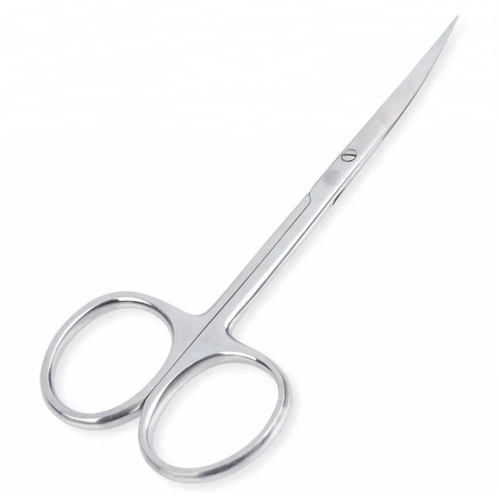 Оптовая продажа высококачественные ножницы для ногтей кутикулы изогнутые Острые Ножницы из нержавеющей