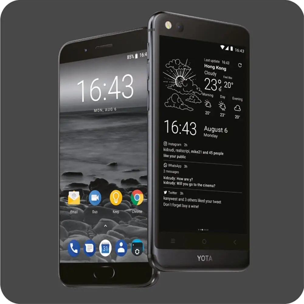 Yota 3 Yota3 Yotaphone3 Octa Core 4gb 64gb Android8.1デュアルスクリーン5.5  