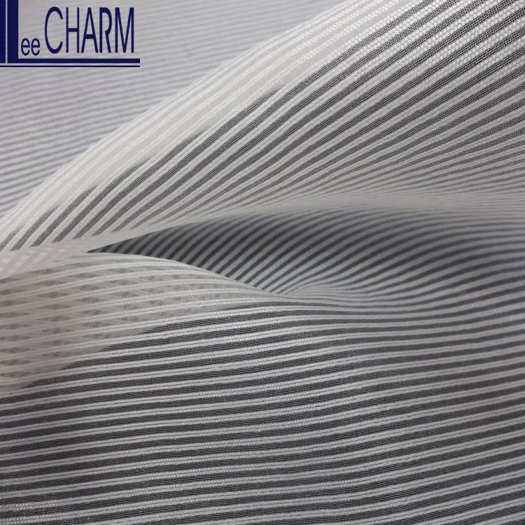 
 LCSH087 модная ткань в полоску из органзы 100% полиэстер  