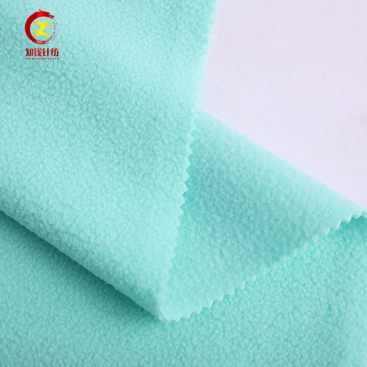 Флисовая ткань для вязания, домашняя текстильная ткань, светлая, однослойная и матовая, 100D/144F