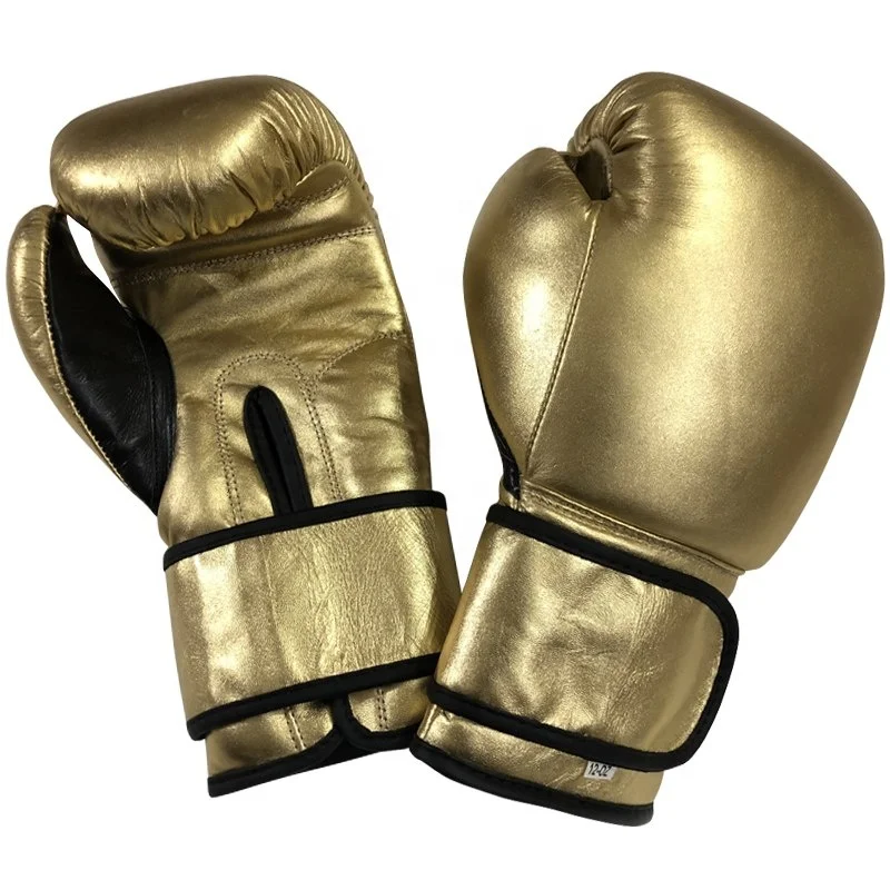 boxing gloves golden