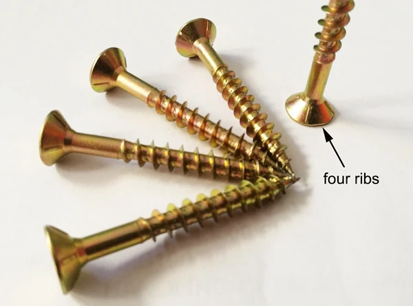 Chipboard Screws Countersunk Head Torx (steel Hardened Yellow Zincplated) QZ - View #11