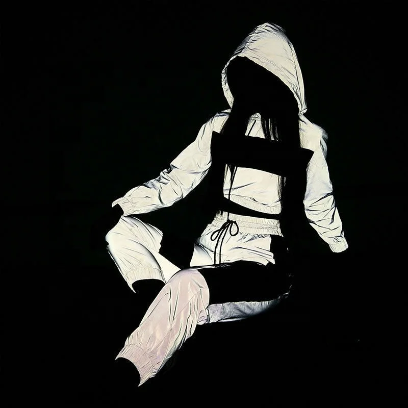 reflective womens tracksuit
