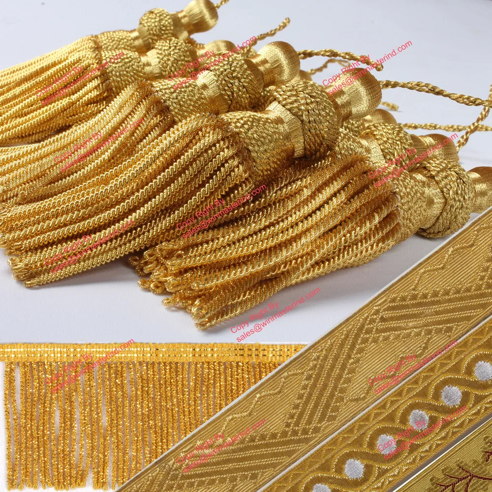 Gold Bullion Antique Tassels - German