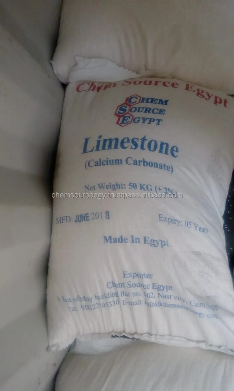 High Whiteness 8 Microns Natural Calcium Carbonate Over 99% Inorganic Salts for Filler Compounds and Plastic Application