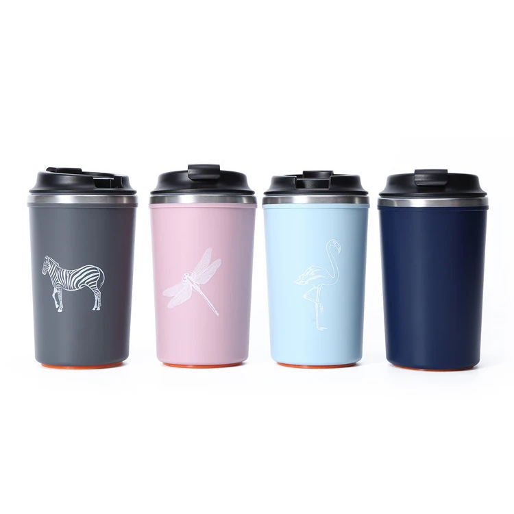 Китай, оптовая продажа, Волшебная чашка с двойными стенками, красивая кружка для кофе на заказ, нержавеющая сталь