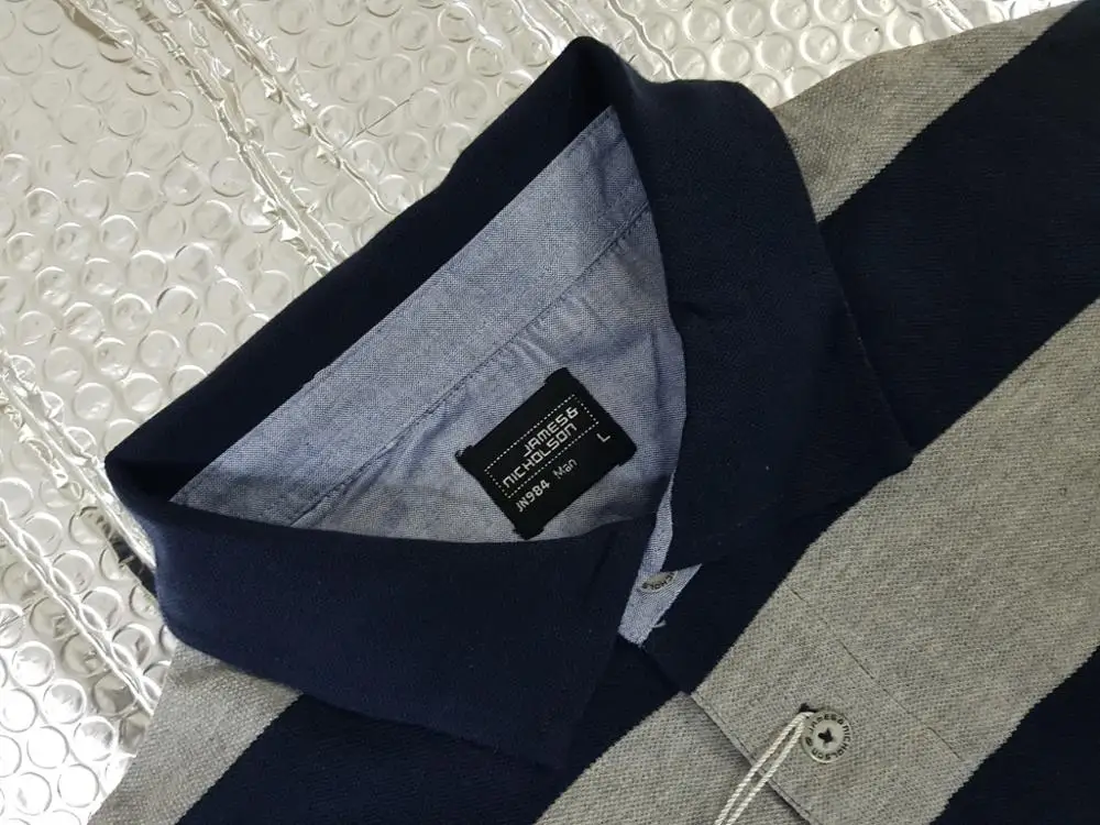 Высококачественная Хлопковая мужская рубашка-поло для весеннего сезона Бангладеш полосатая одежда со склада/отгрузка отменяет/излишек