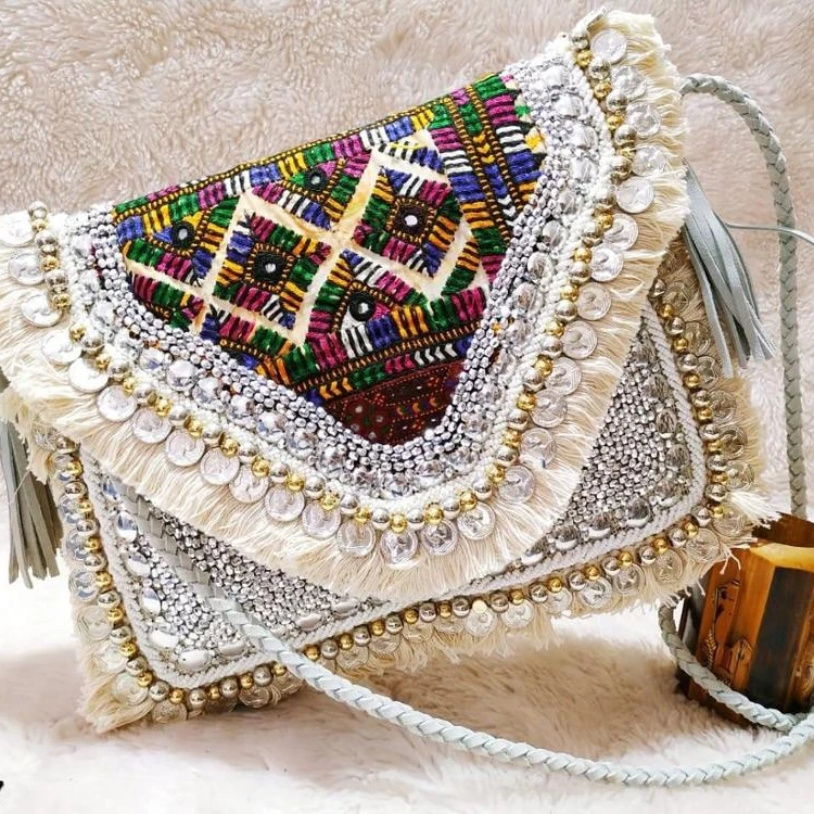Assorted Cotton Handmade Boho Banjara Bags