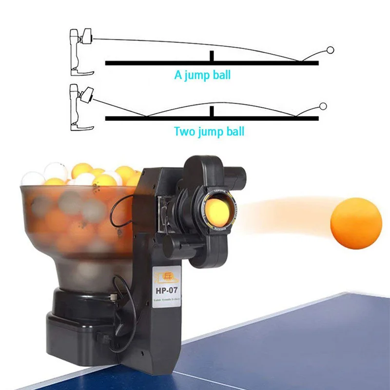 HP07 Table Tennis  Robot  Automatic Ball Machine for Training with 36 Different Spin Balls Cheap Sell Pingpong Robot