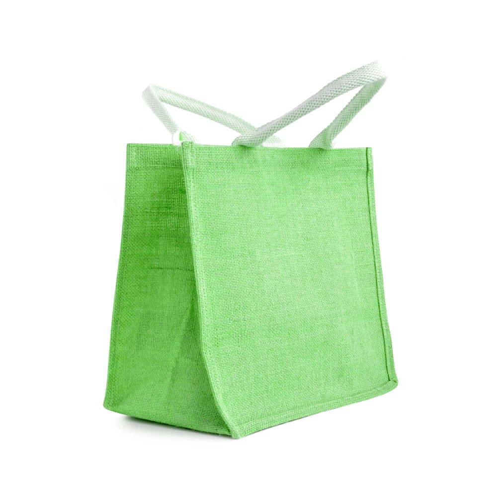 Eco Friendly Promotional Jute Bags OEM Customized Printing Super
