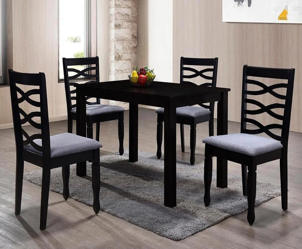 Malaysia Simple Design Wooden Dining Room Furniture Suitable For Small