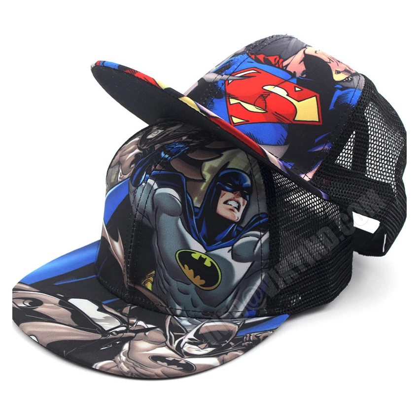 Toddler Kid Baseball Cap Batman Hip Hop Snapback Boy Girl Adjustable Sun Hat New 
