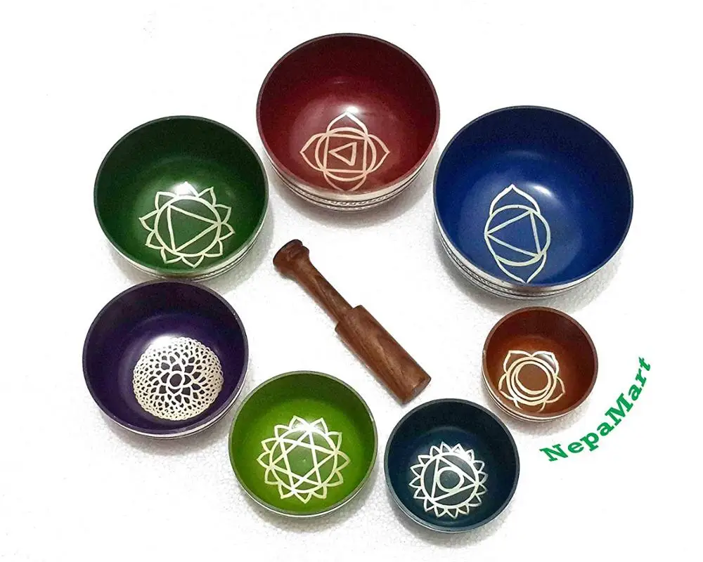Tibetan Singing Bowl Set Meditation Bowl For Yoga & Chakra Healing