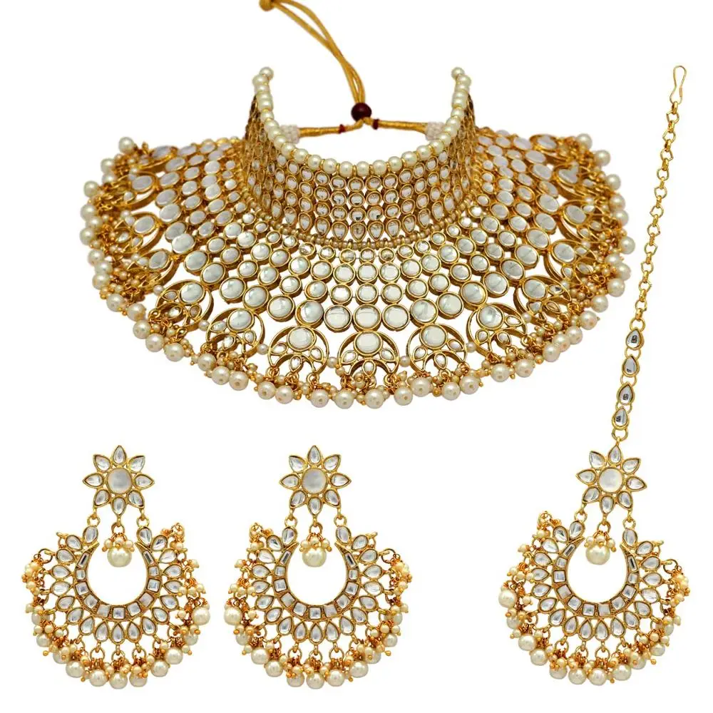 Imitation Pearl Padmavati Style Choker 