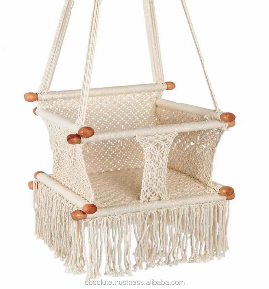 100 Organic Eco Friendly Baby Swing Macrame Buy Macrame Baby Swing