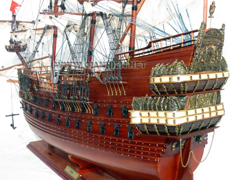 WOODEN WASA 60cm MODEL TALL SHIPS/ WOODEN TALL SHIP/ CRAFT SHIP MODEL
