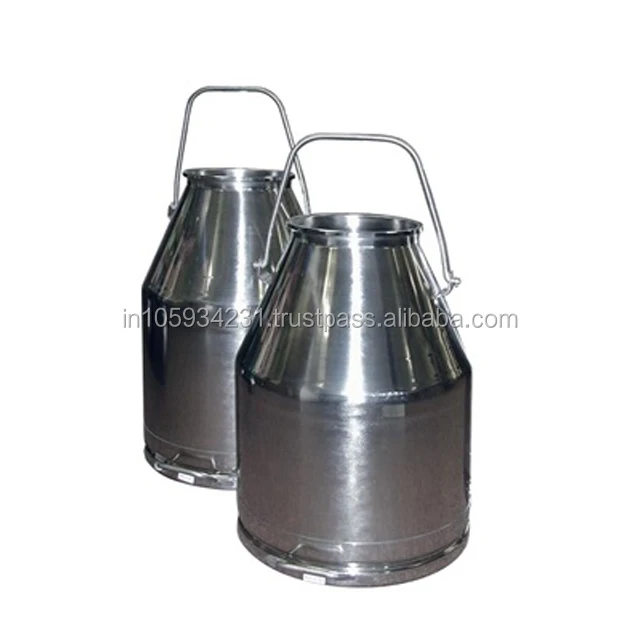 Stainless Steel Milk Pail With Lid In Matt Finish Packaging Bucket 5