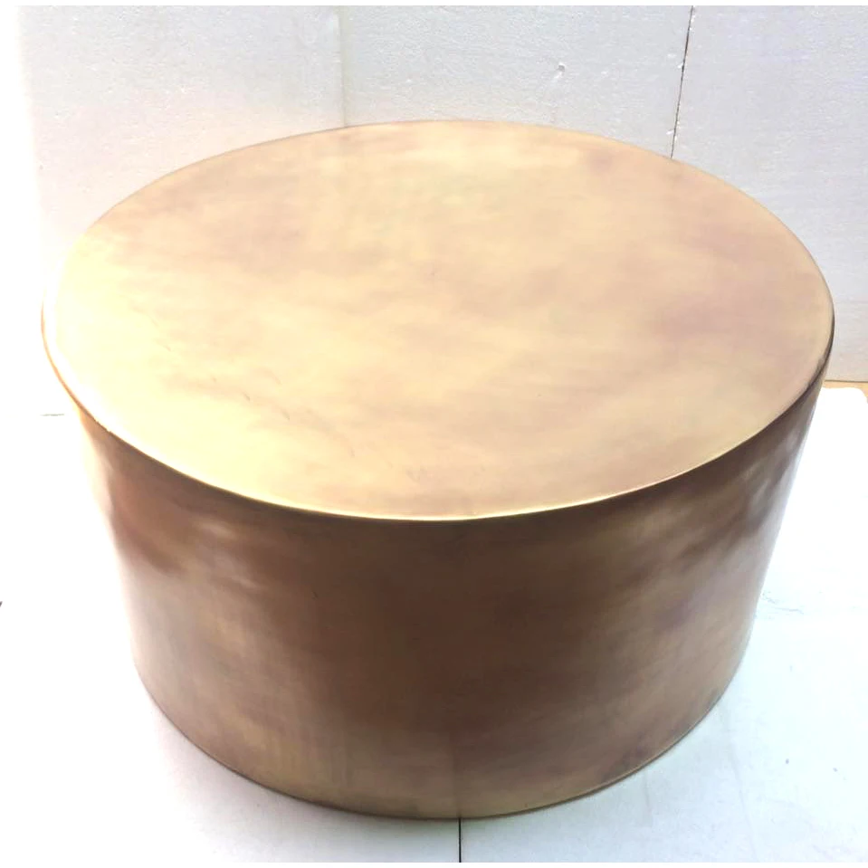 Modern Round Copper Drum Coffee Table Buy Ultra Modern Coffee Tables Metal Drum Coffee Table Modern Drum Style Coffee Table Product On Alibaba Com