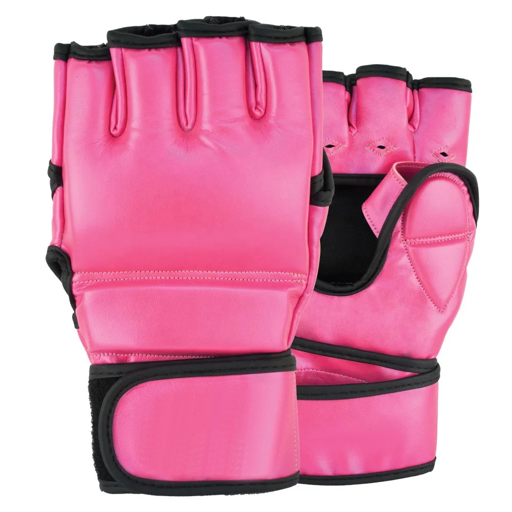 pink ufc gloves