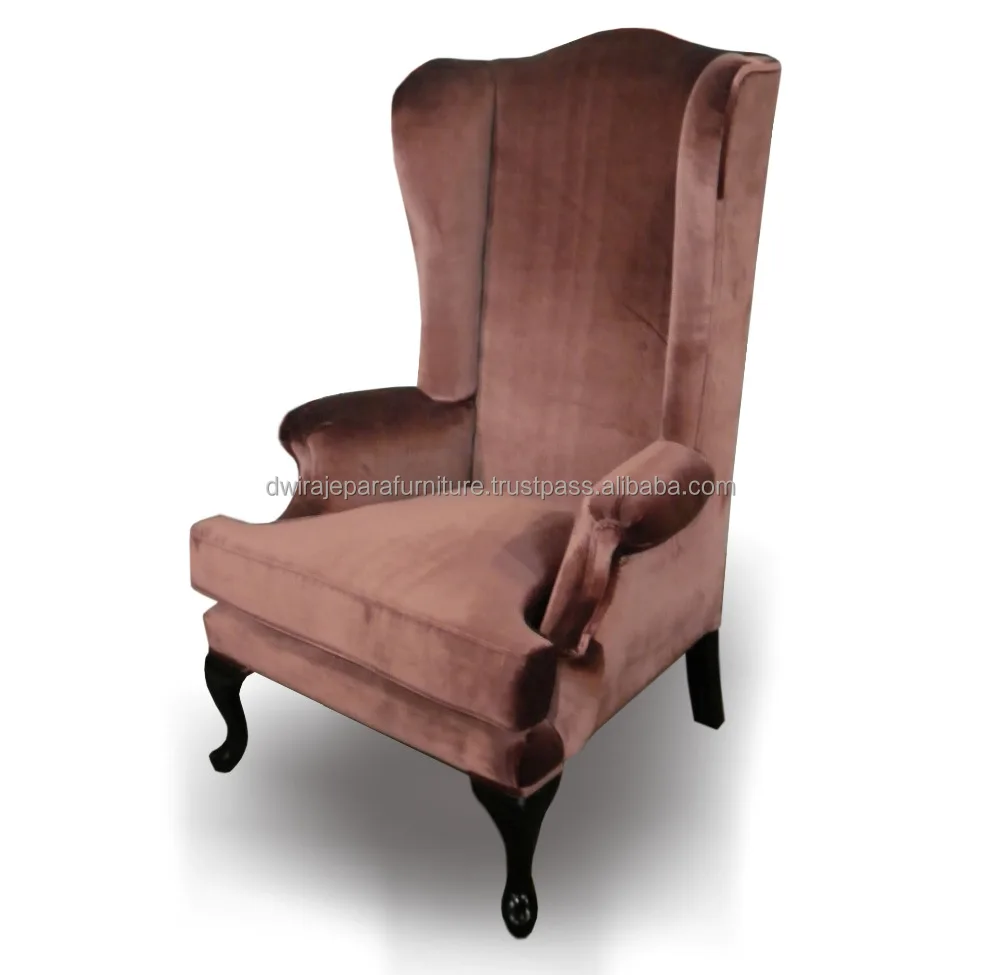 High Back Wing Chair Wooden Furniture Classic Furniture Livingroom Chair Buy Classic Funiture