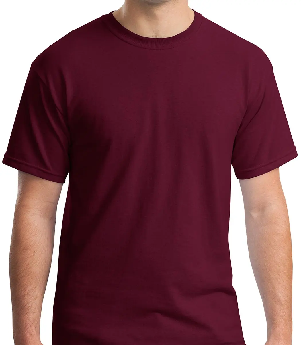 Hot Sell Men Short Sleeve Plain Soft 
