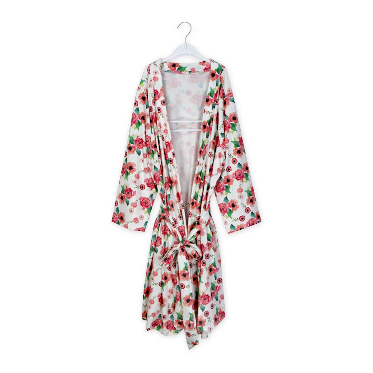 
Женское свадебное кимоно с длинным рукавом, с цветочным принтом 
