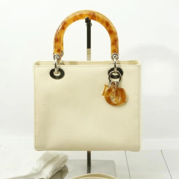 Luxury Christian Dior Square Tote Bag 