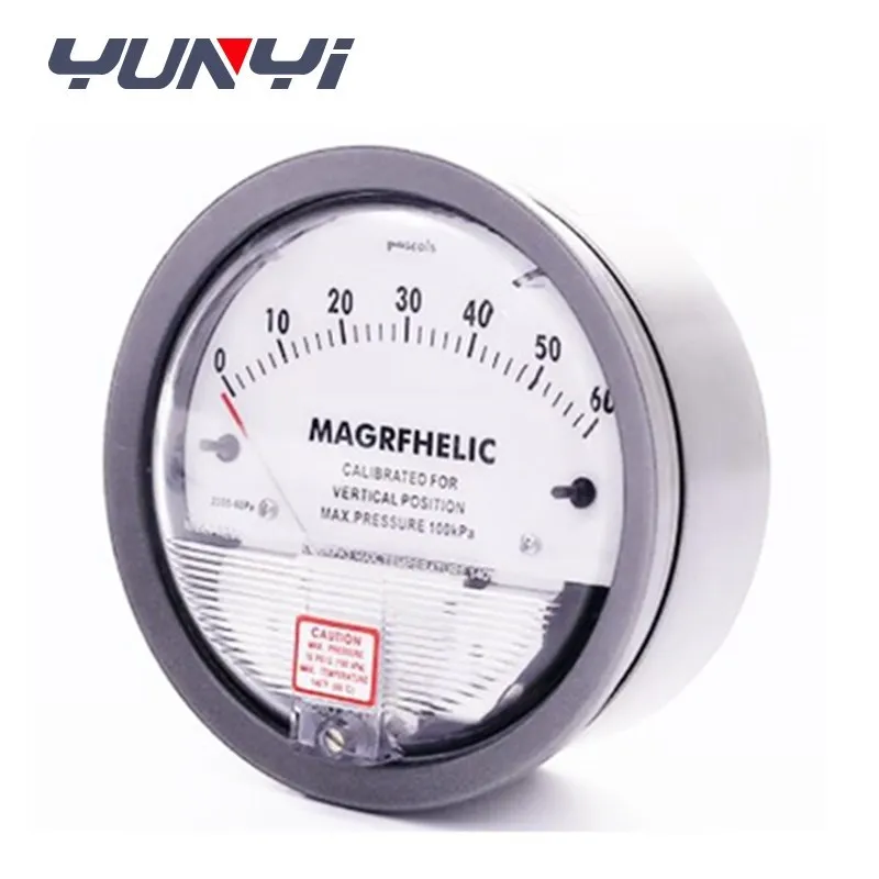 Yunyi Back Type Micro Air Differential Pressure Gauge High Quality Product Category