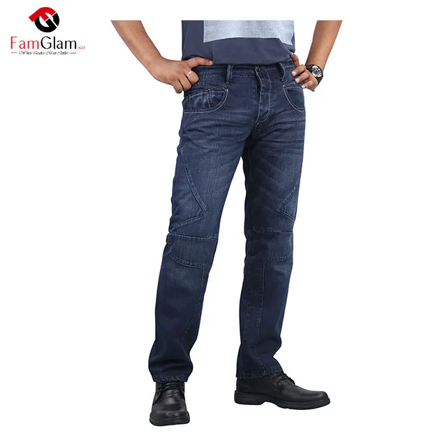 dark blue jeans straight leg
