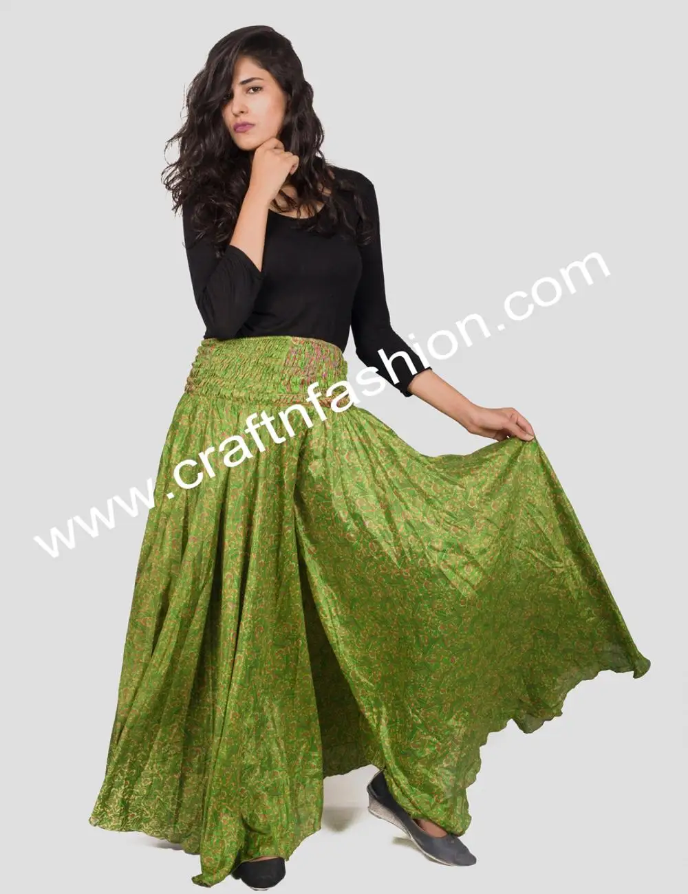 flared skirt pants