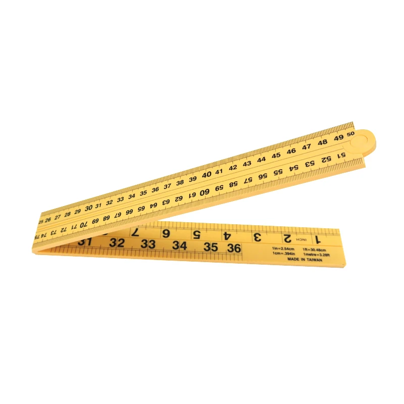 Folding Plastic Meter Stick Ruler New