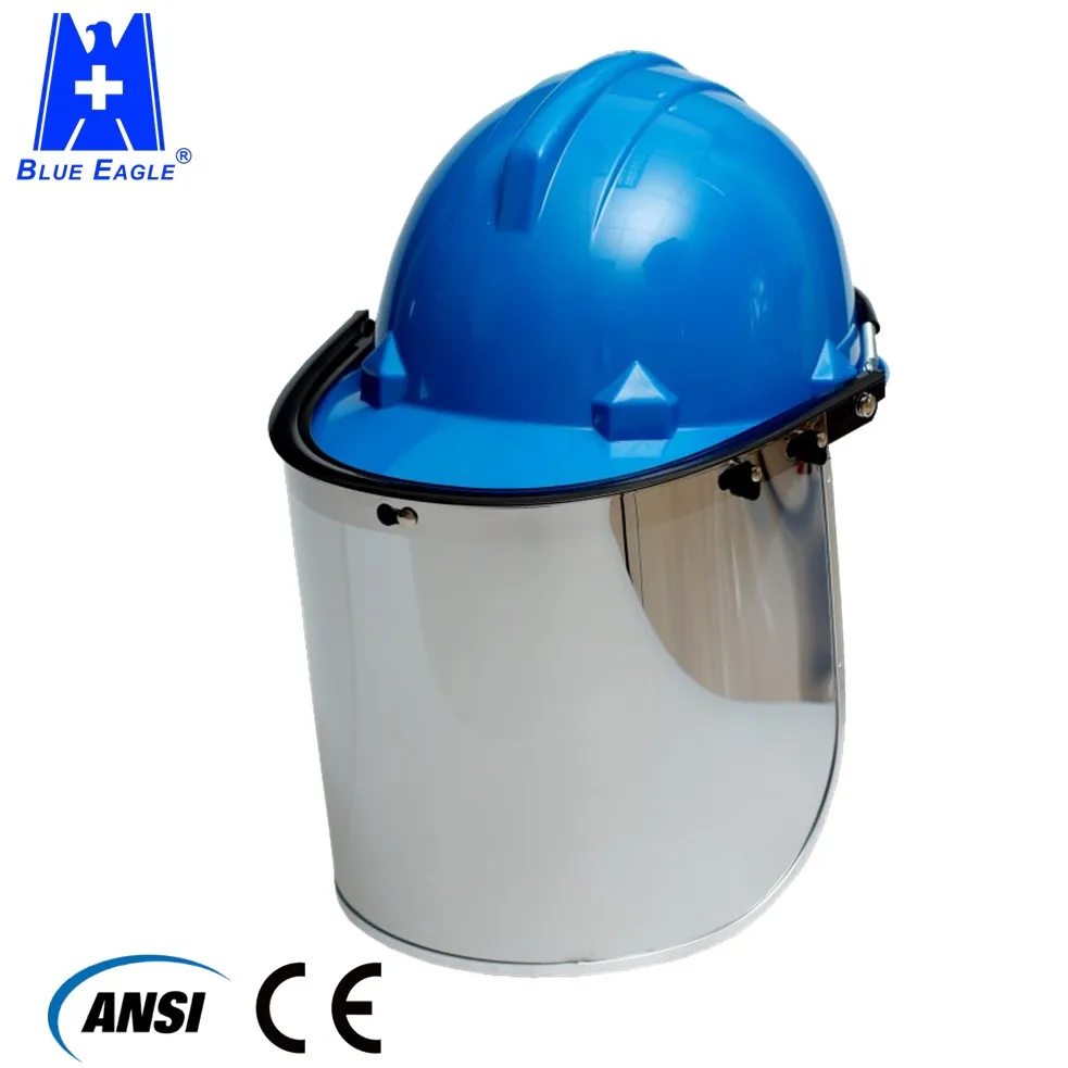FPR Thermal Insulation Protective Helmet Work Safety hat Flame-Retardant Safety Helmet for high-Temperature Furnace Workers with Thermal Insulation Aluminum foil Shawl with Protective Visor 