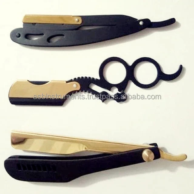 Set of Three Pieces Replaceable Blade Barber razor Barber Salon Kit Barber Backpacks