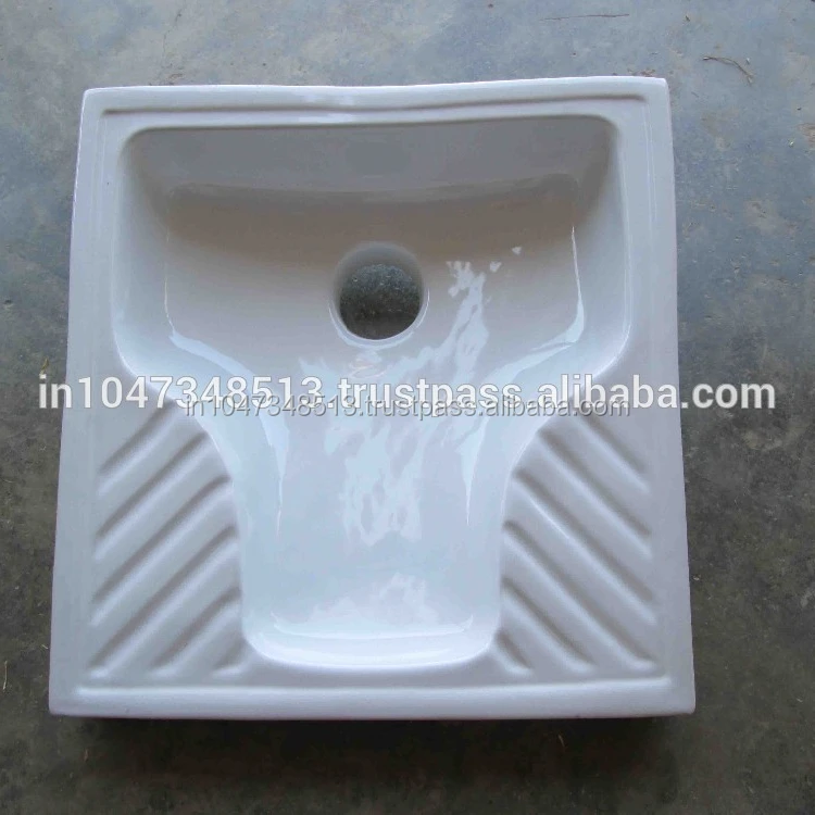 Ceramic Toilet Seat Turkish Pan White Toilet Pan Best Quality Comfort Seat Indian Bathroom Sanitary Ware