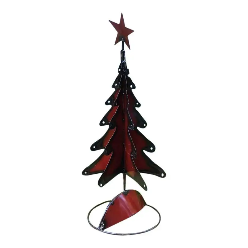 Christmas Tree Artificial Metal Iron Galvanized Tree Christmas Ornament