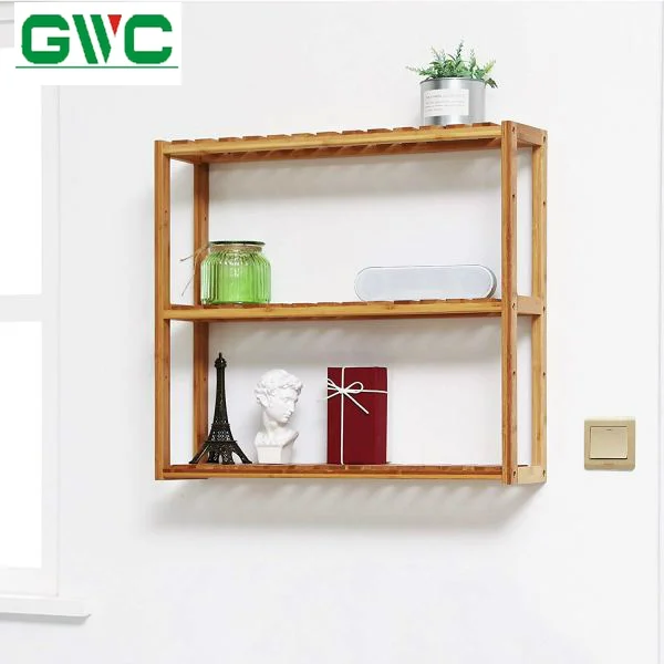 Adjustable Wood Wall Shelf 3 Tier Multifunctional Layer Rack For Bathroom Kitchen Living Room Buy Wood Wall Shelf Wood Layer Rack Vietnam Standing Shelf Product On Alibaba Com
