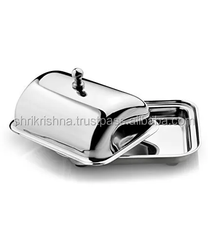 Stainless Steel Double Walled Insulated Butter Dish With Lid - Buy