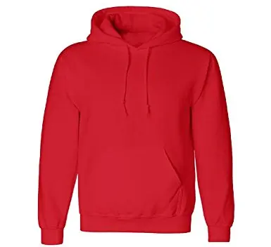 plain red hoodie
