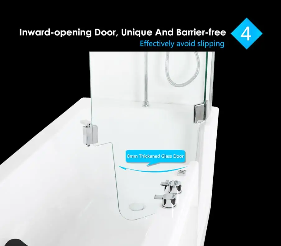 SL9146(00) Acrylic Walk In Bathtub supplier